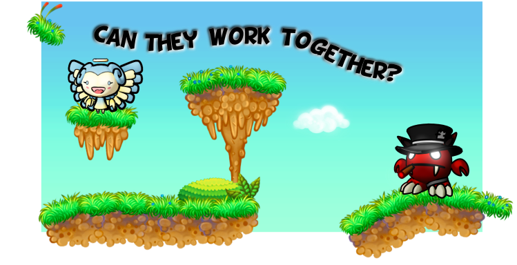 Angel & Demon Banner